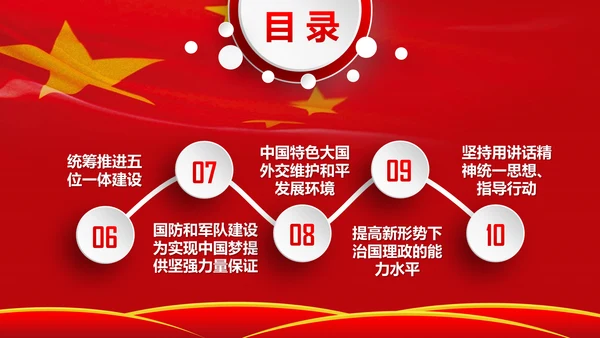 完整框架治国理政新思想新战略PPT
