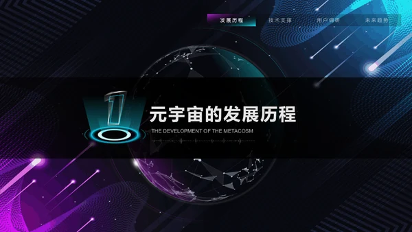 VR元宇宙互联网用户分析报告通用PPT模板