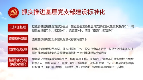 纪检监察领导干部述职述廉报告动态PPT模板
