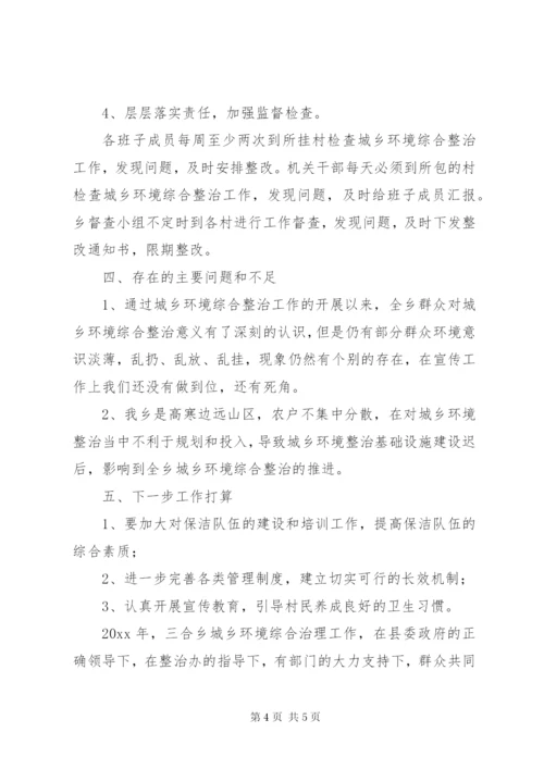 城乡环境综合治理年度工作总结范文.docx