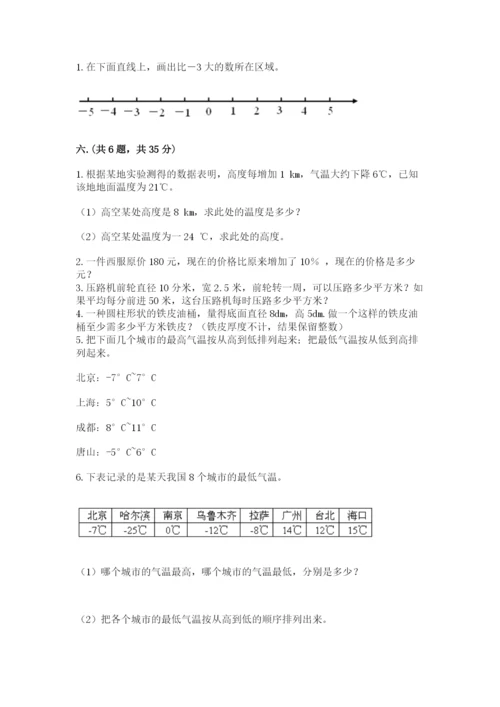 苏教版数学六年级下册试题期末模拟检测卷【网校专用】.docx