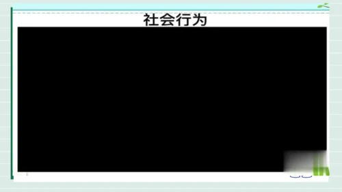 人教版生物八上 5.2.3动物社会行为(共21张PPT)