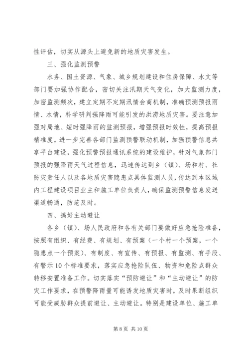 副县长在全县防汛和地质灾害防治工作会议上的讲话_1.docx