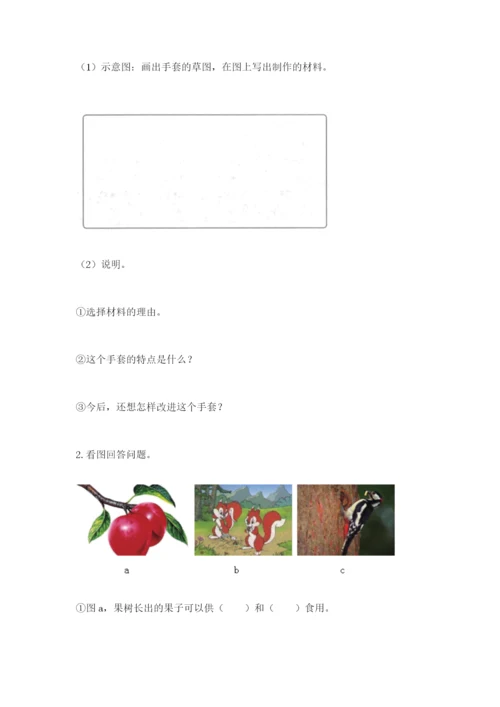 教科版二年级上册科学期末测试卷（易错题）.docx