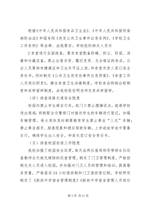 学校园安全隐患自检自查自改工作情况汇报.docx