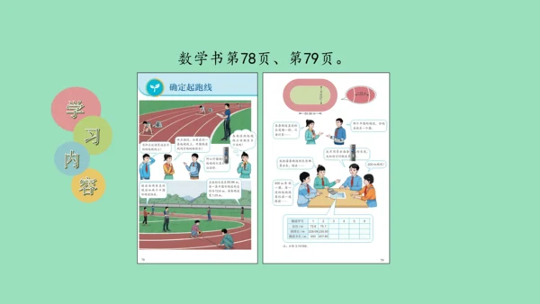 （2023秋新插图）人教版六年级数学上册  确定起跑线（课件）
