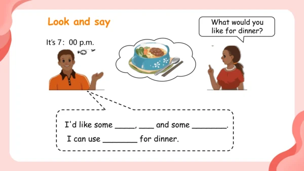 Unit 5 Dinner’s ready-Read and write（课件）-2024-2025