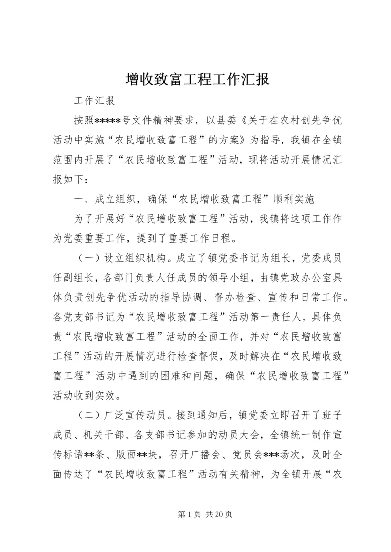 增收致富工程工作汇报.docx