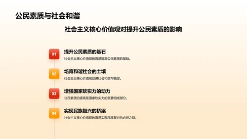 红色党政风社会主义核心价值观思想教育主题班会PPT模板