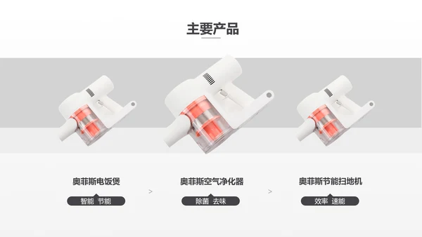 简约风黑色电器产品介绍PPT