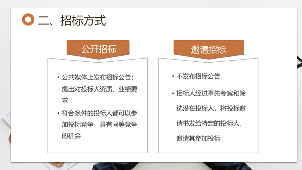 招投标管理培训交流PPT模板