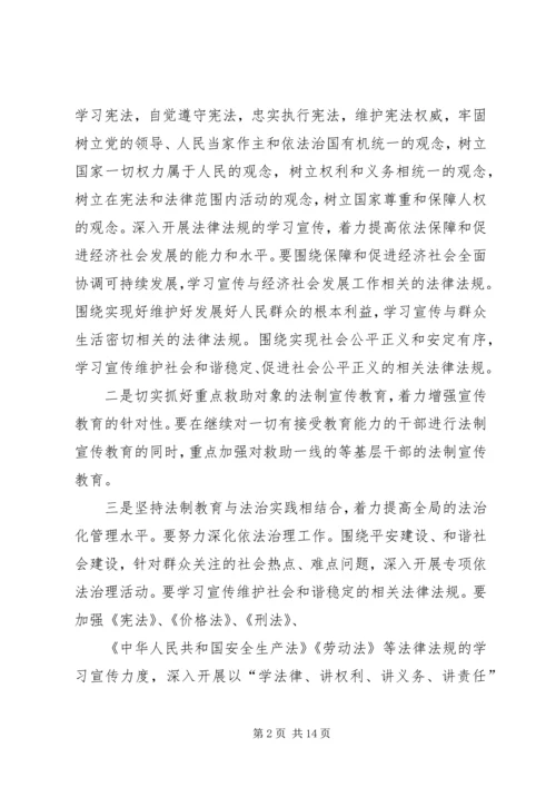 篇一：机关单位七五普法工作规划.docx