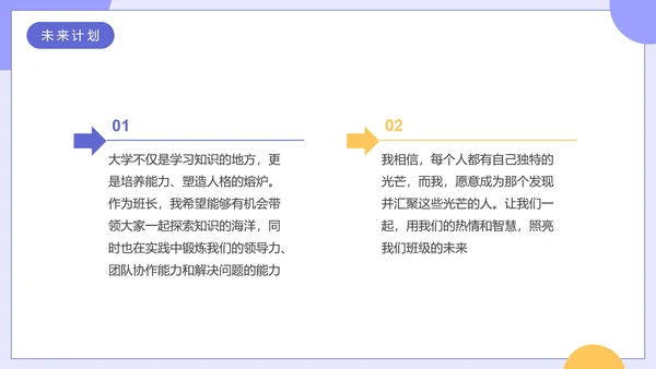 大学生班长竞选大一新生入学班长竞选个人介绍PPT模版