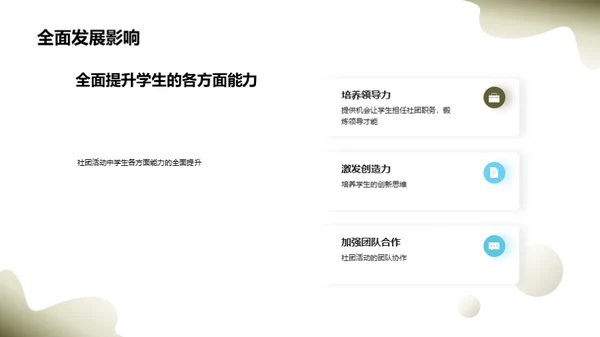 社团活动的魅力