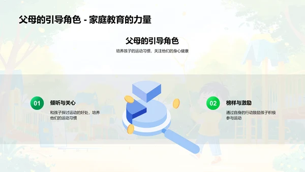 儿童体育锻炼益处PPT模板
