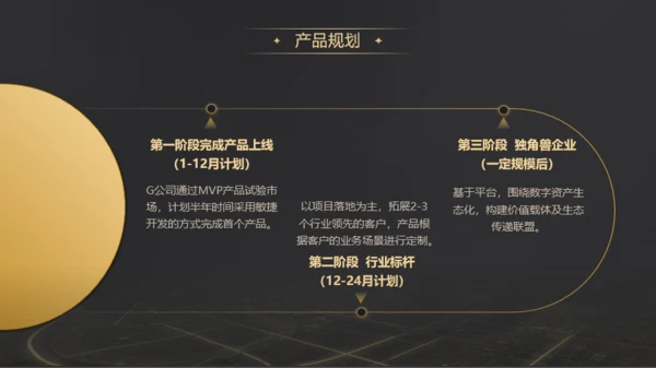 黑金科技商业计划书ppt模板