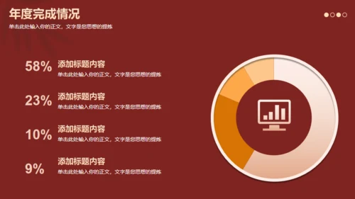 红色互创辉煌未来可期工作总结通用PPT