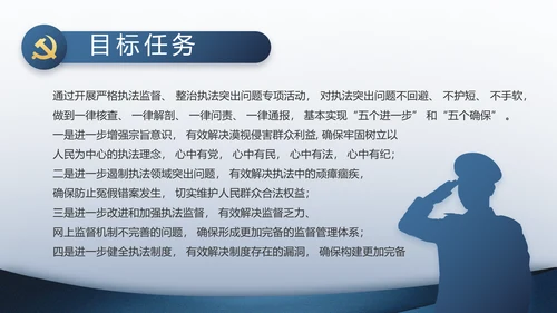 警察教育整顿心得体会动态PPT模板