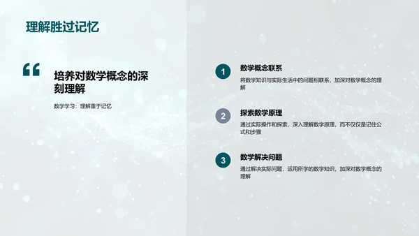 数学学习优化策略PPT模板