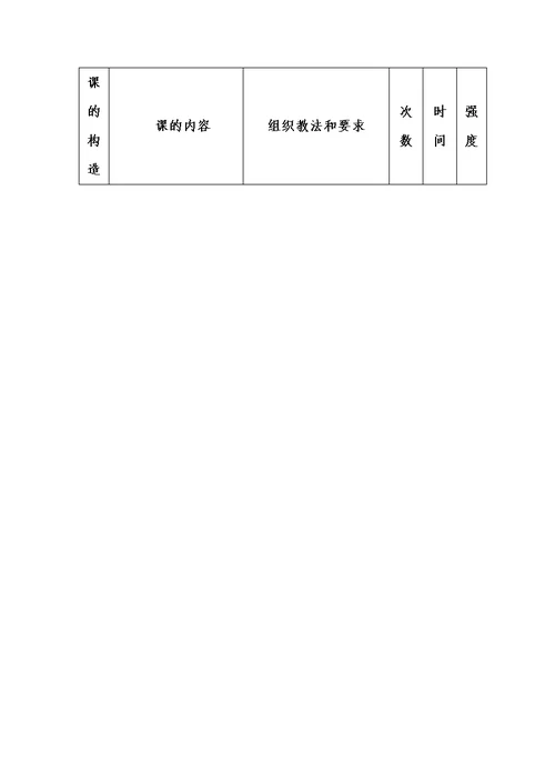 4×50米接力跑教案