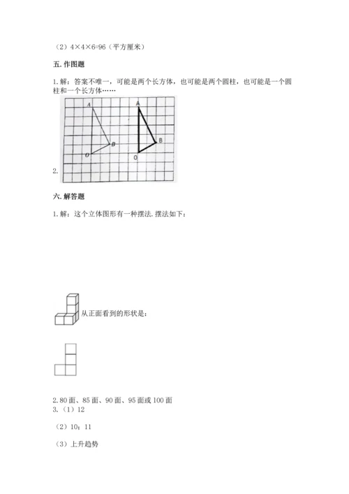 人教版五年级下册数学期末测试卷精品（巩固）.docx