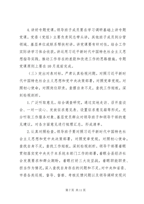 人民政府党组关于开展“不忘初心、牢记使命”主题教育的实施方案.docx