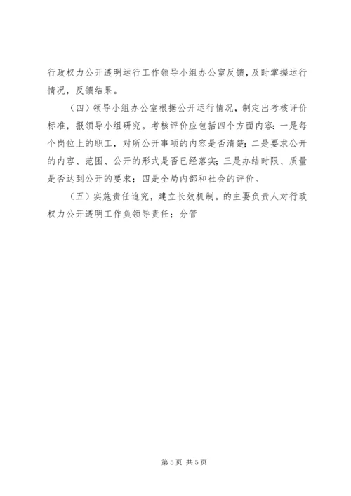 行政权力公开透明运行工作实施方案 (6).docx