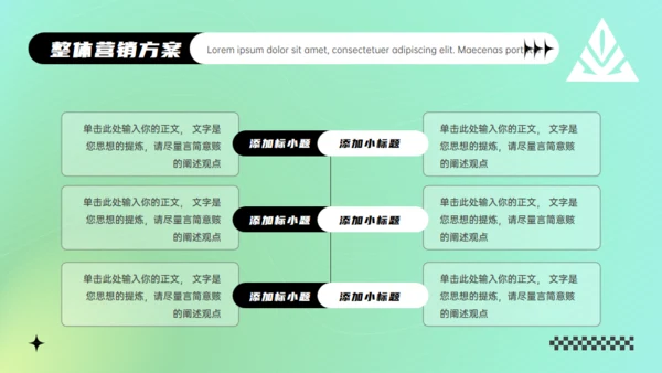 青年时尚潮流活动策销策划绿色通用PPT模板