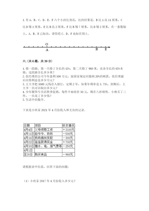 贵州省贵阳市小升初数学试卷及完整答案（必刷）.docx