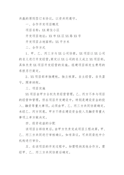 开发项目合作协议书.docx