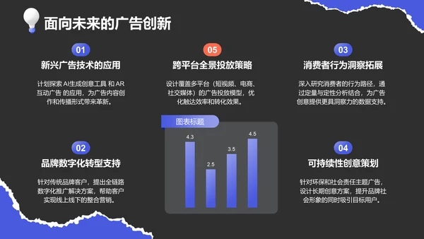 紫色创意风广告人通用年终述职汇报PPT模板