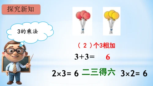 4.表内乘法（一）（2、3、4的乘法口诀）课件(共24张PPT)二年级上册数学人教版