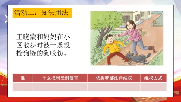 统编版六年级上册4.9《知法守法 依法维权》第一课时 《用好法律 依法维权》课件（共21张PPT，含