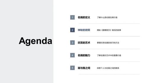 名画赏析技巧PPT模板