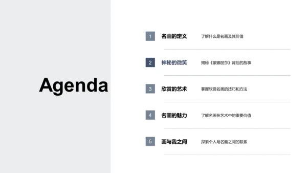 名画赏析技巧PPT模板