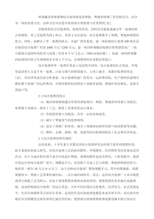 城市固体废物处理模式研究进展.docx