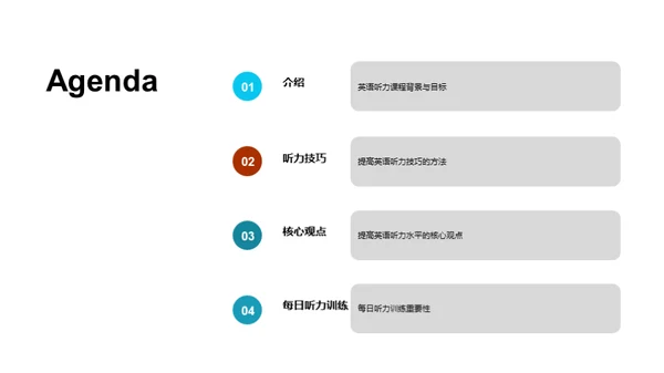 大学英语听力训练课程