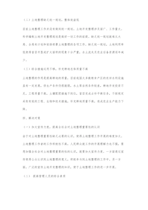 土地整理过程中的瓶颈问题及解决对策.docx