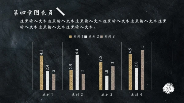 黑板风格通用PPT模板