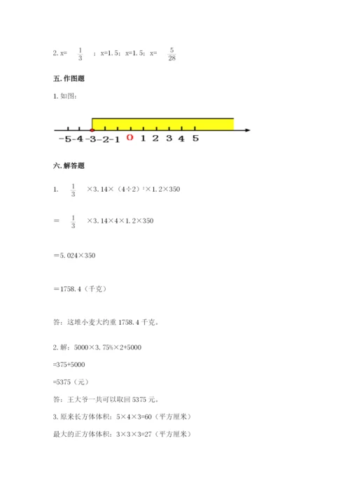 小升初数学期末测试卷下载.docx