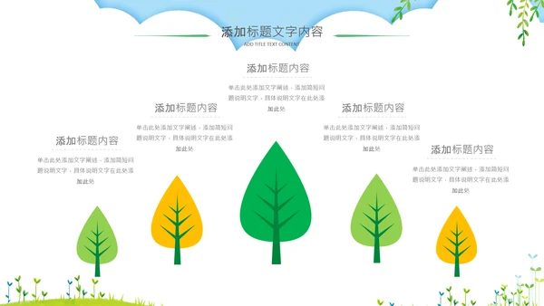 绿色清新清明踏青文明祭扫主题班会ppt