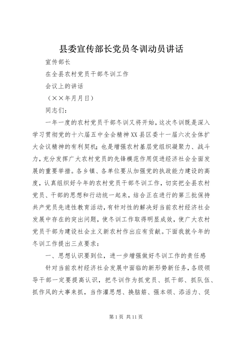 县委宣传部长党员冬训动员讲话 (9).docx