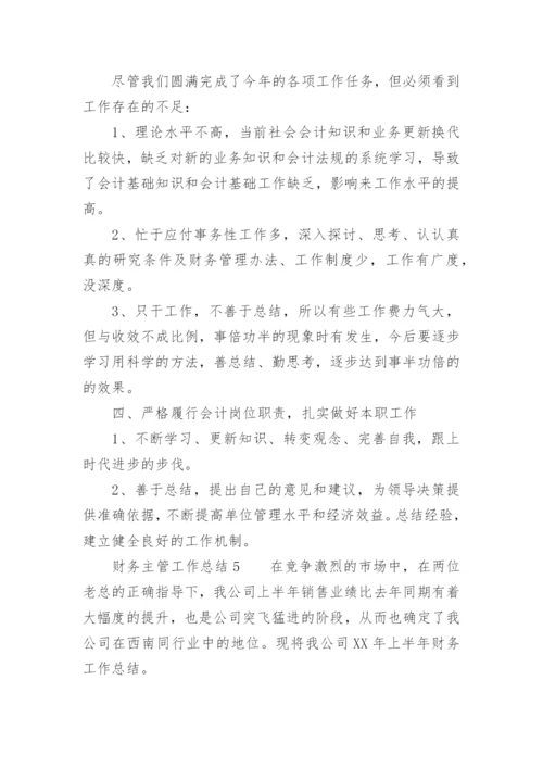 财务主管工作总结.docx