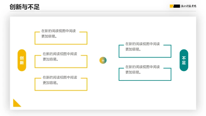浙江科技学院专属课题学术汇报毕业答辩通用PPT模板