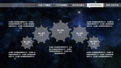 动感星球宇宙星空片头科技公司通用PPT模板