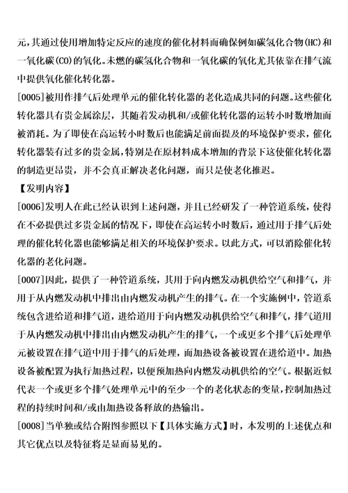 用于向内燃发动机供给空气和排气以及从内燃发动机排出由内燃发动机产生的排气的管..的制作方法