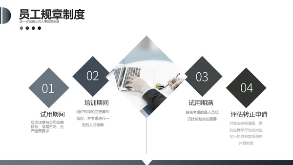企业新员工入职员工培训手册通用PPT模板