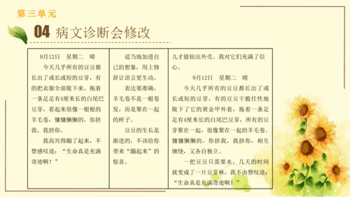 统编版语文四年级上册2024-2025学年度第三单元习作： 写观察日记（课件）