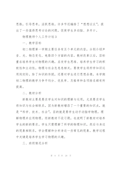 物理教师个人工作计划10篇.docx