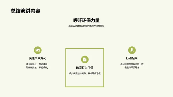 地球保护：人类共同责任